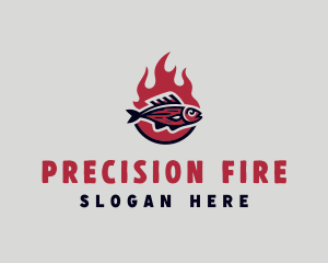 Fire Fish Grill logo design