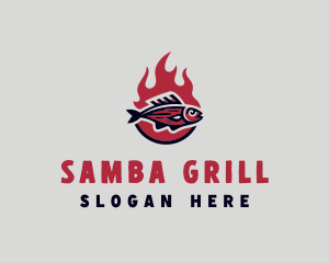 Fire Fish Grill logo design