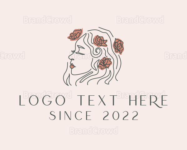 Flower Beauty Salon Logo