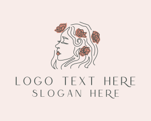 Flower Beauty Salon  Logo