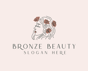 Flower Beauty Salon  logo design