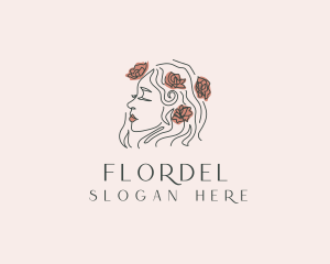 Flower Beauty Salon  logo design