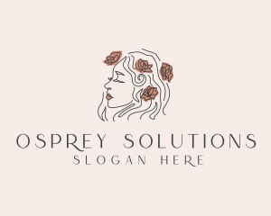 Flower Beauty Salon  logo design