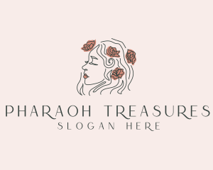 Flower Beauty Salon  logo design