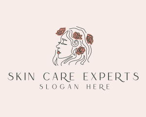 Dermatologist - Flower Beauty Salon logo design