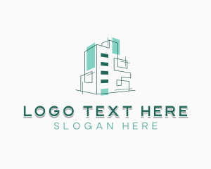 Architectural - Building Structure Architect logo design