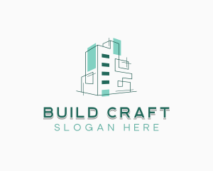 Building Structure Architect logo design