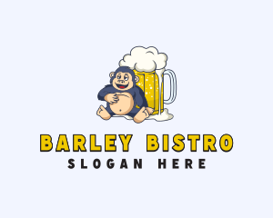 Gorilla Beer Bistro logo design