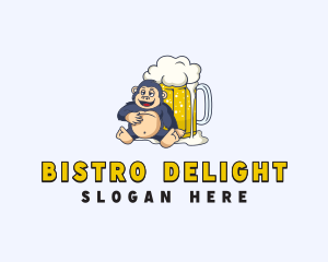 Gorilla Beer Bistro logo design