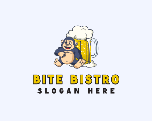 Gorilla Beer Bistro logo design