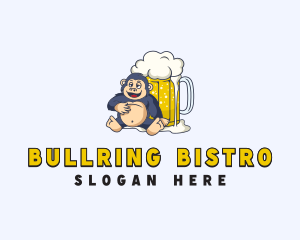 Gorilla Beer Bistro logo design