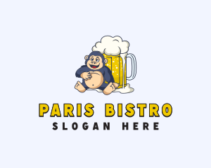 Gorilla Beer Bistro logo design