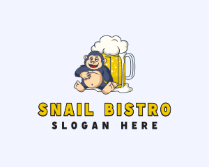 Gorilla Beer Bistro logo design