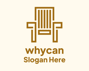 Wooden Garden Chair Logo