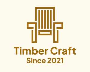 Wooden - Wooden Garden Chair logo design