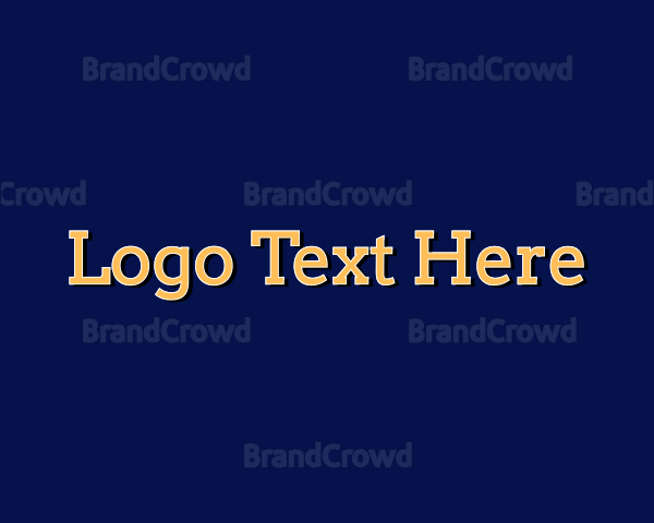 Yellow Professional Wordmark Logo