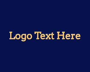 Police - Yellow Professional Wordmark logo design