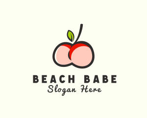 Bikini Apple Butt logo design