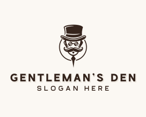 Gentleman Grooming Barbershop  logo design