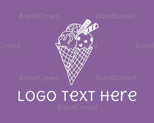 Ice Cream Cone Logo