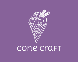 Cone - Ice Cream Cone logo design