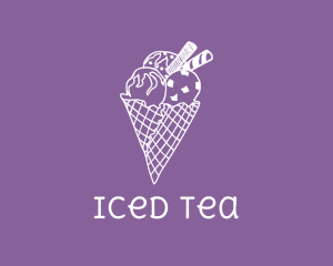 Ice Cream Cone logo design