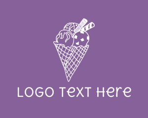 Ice Cream Cone Logo