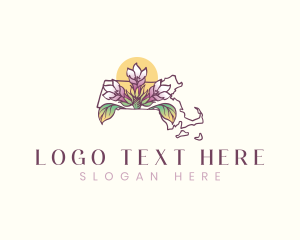 Gardening - Elegant Mayflower Massachusetts logo design