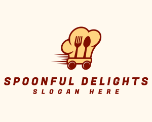 Food Delivery Cart logo design