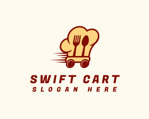 Food Delivery Cart logo design