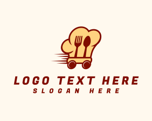 Food Delivery Cart Logo