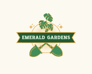 Garden Shovel Plant logo design