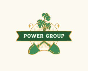 Nature - Garden Shovel Plant logo design
