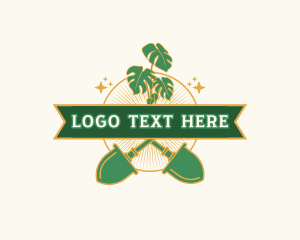 Gardening - Garden Shovel Plant logo design