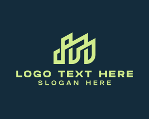 Negative Space - Real Estate Property logo design