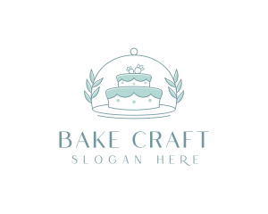 Cake Cloche Catering logo design