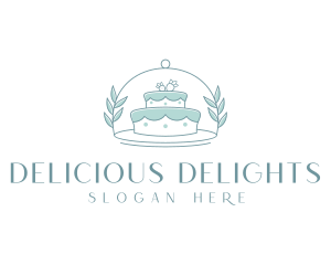 Cake Cloche Catering logo design