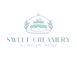 Cake Cloche Catering logo design