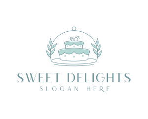 Cake Cloche Catering logo design