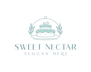 Cake Cloche Catering logo design