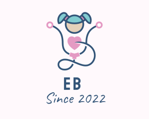 Girl - Pediatric Childcare Clinic logo design