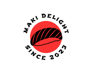 Maki - Japanese Sushi Restaurant logo design