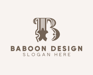 Boutique Interior Design Letter B logo design