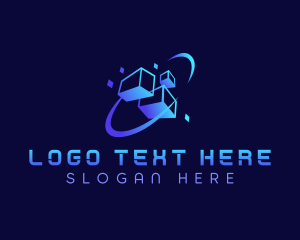 Scifi - Cyber Tech Digital logo design