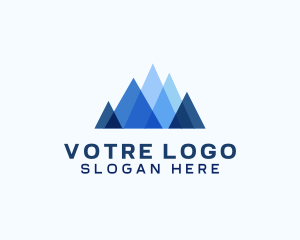 Exhibition - Geometric Mountain Venture logo design