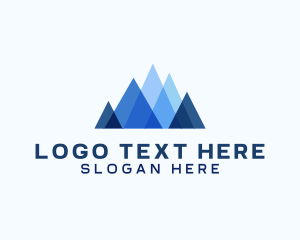 Geometric Mountain Venture Logo