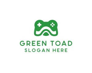 Frog Game Controller logo design