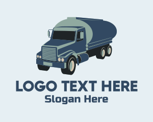 Oil Tanker Truck Logo