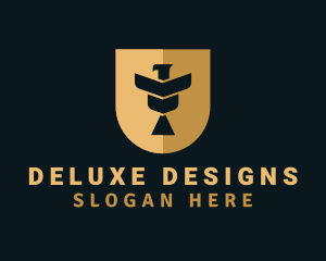 Deluxe - Deluxe Phoenix Shield logo design