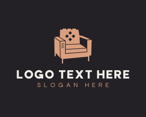 Interior - Armchair Furniture logo design